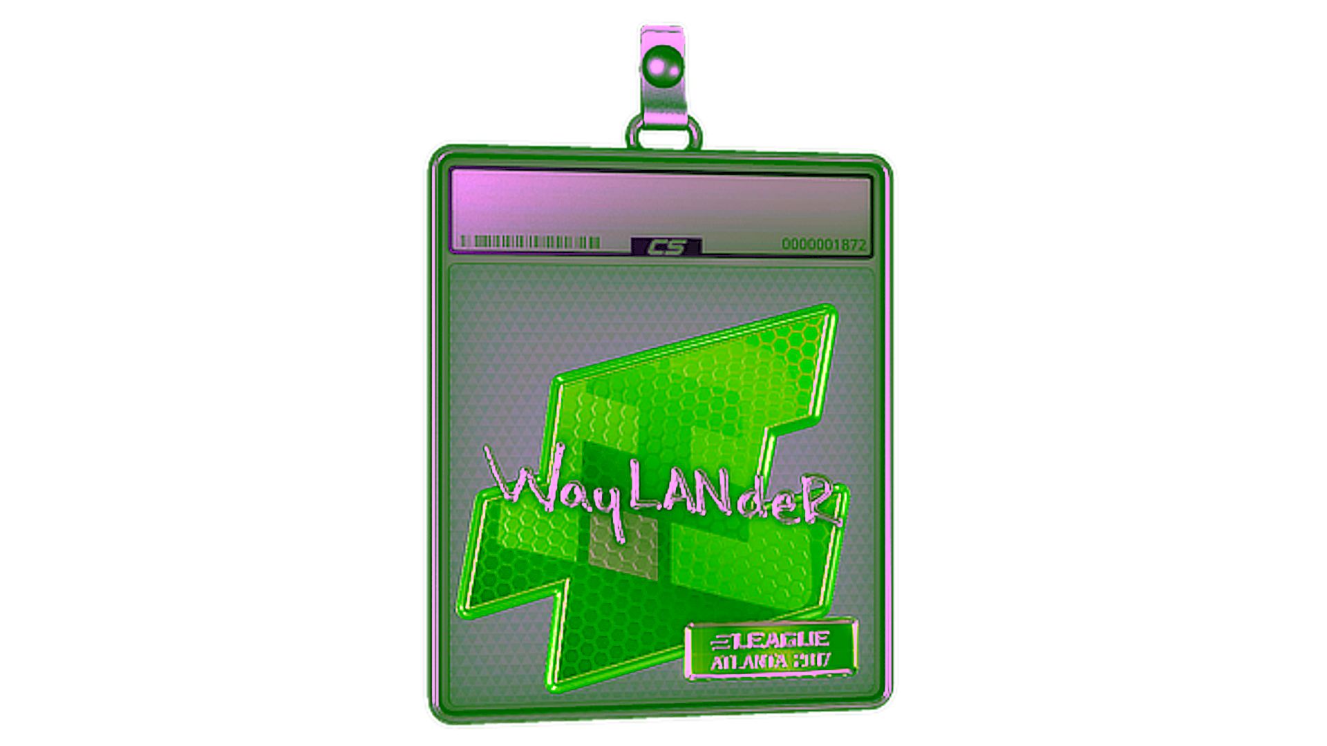 Display for Sticker Slab | wayLander (Foil) | Atlanta 2017