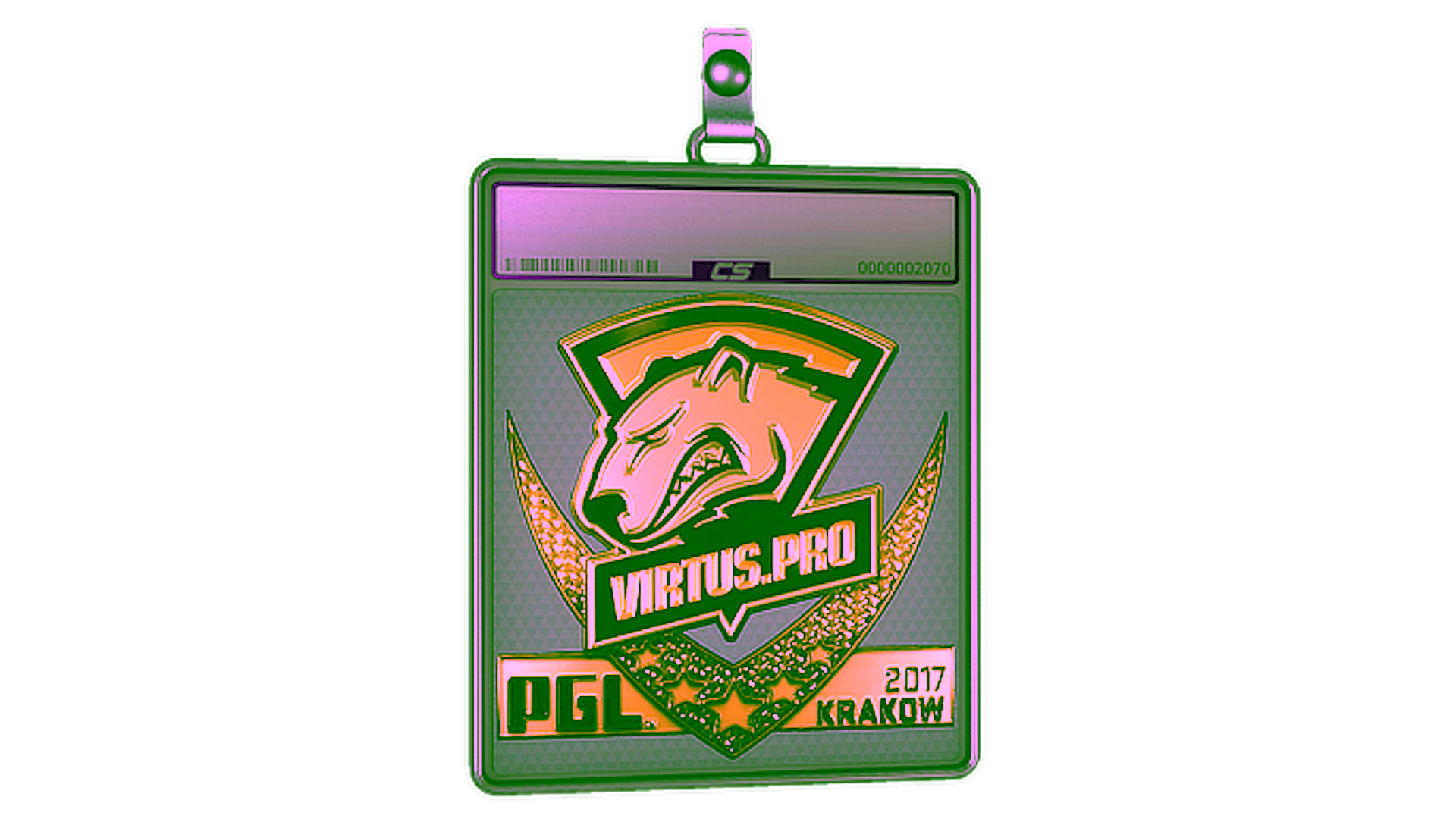 Rodyti Sticker Slab | Virtus.Pro (Gold) | Krakow 2017