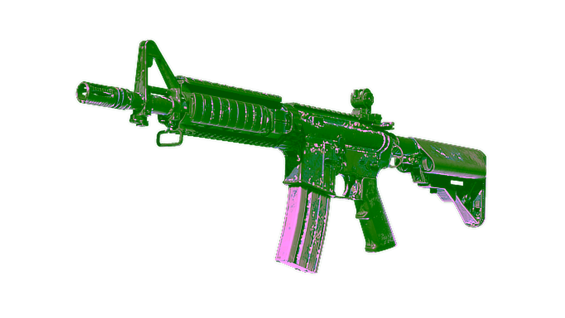 Display for M4A4 | Naval Shred Camo (Battle-Scarred)
