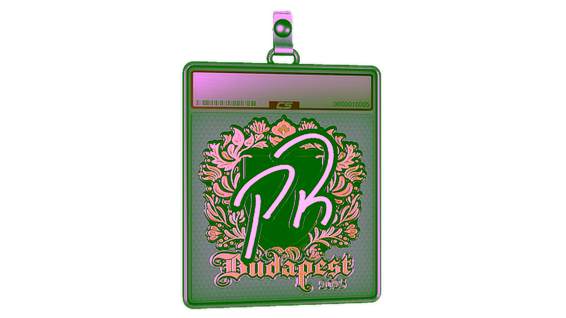 Дисплей для Sticker Slab | PR (Gold) | Budapest 2025