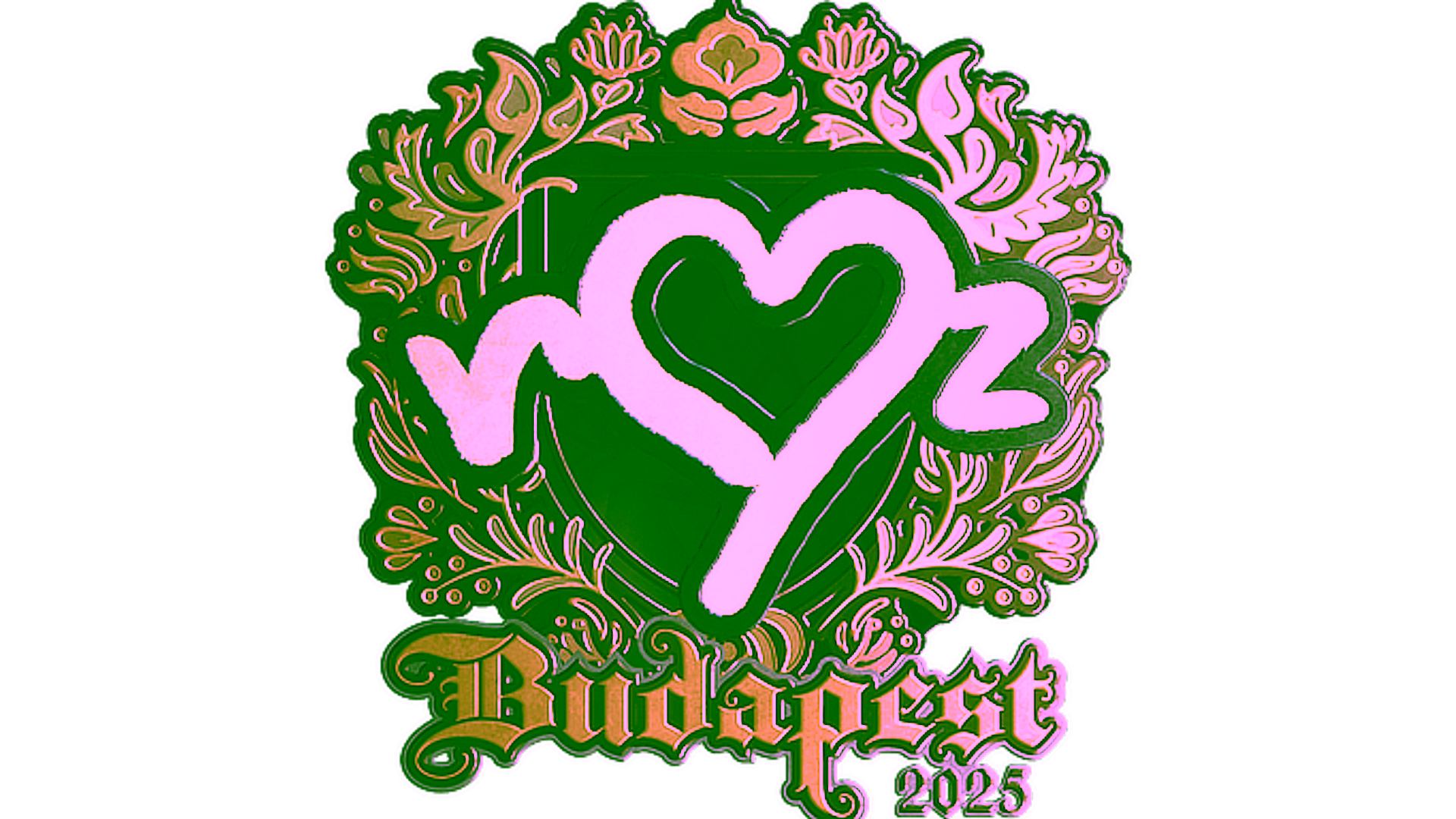 Display for Sticker | ropz (Gold) | Budapest 2025