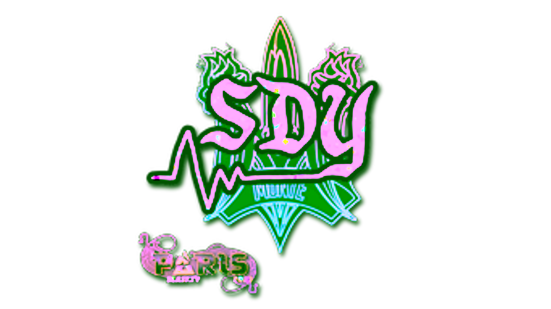 Sticker | sdy (Glitter) | Paris 2023 için görüntü