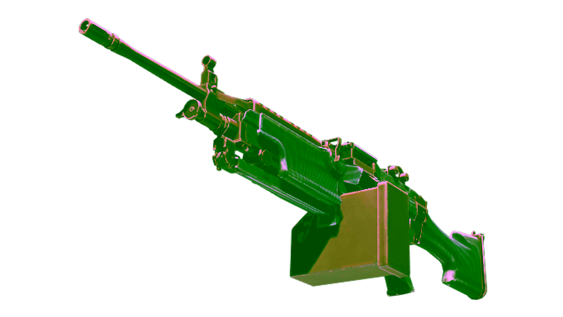 Display for Souvenir M249 | Submerged (Minimal Wear)
