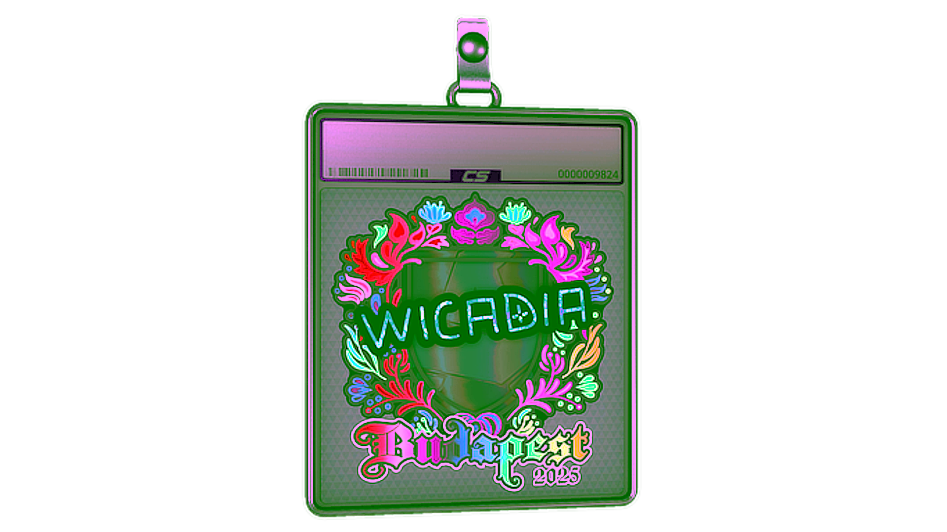 Visar för Sticker Slab | Wicadia (Holo) | Budapest 2025