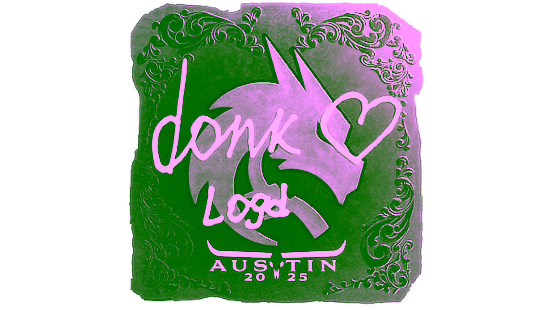 Visar för Sticker | donk (Foil) | Austin 2025