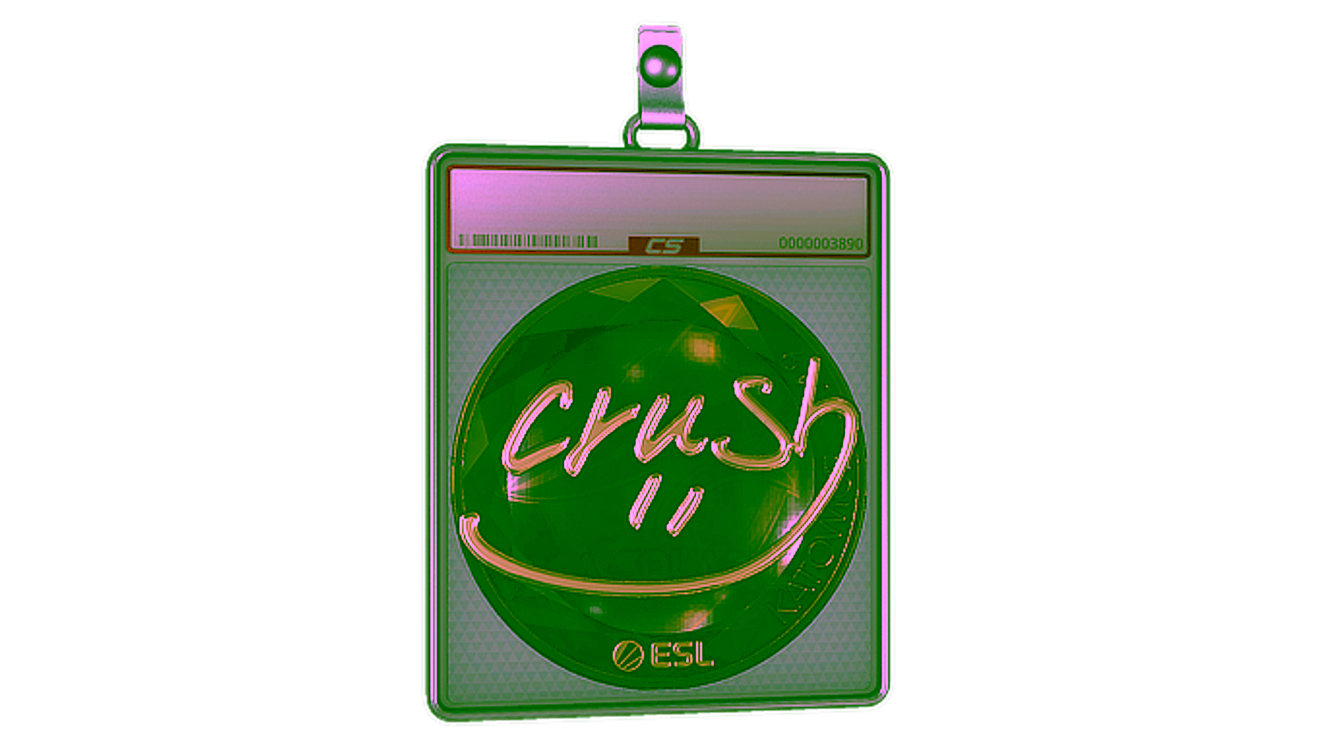 Display for Sticker Slab | crush (Gold) | Katowice 2019