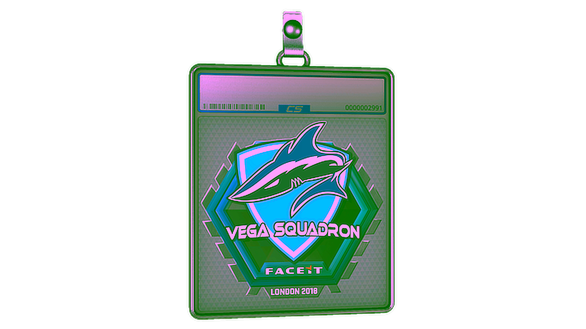 Display for Sticker Slab | Vega Squadron | London 2018