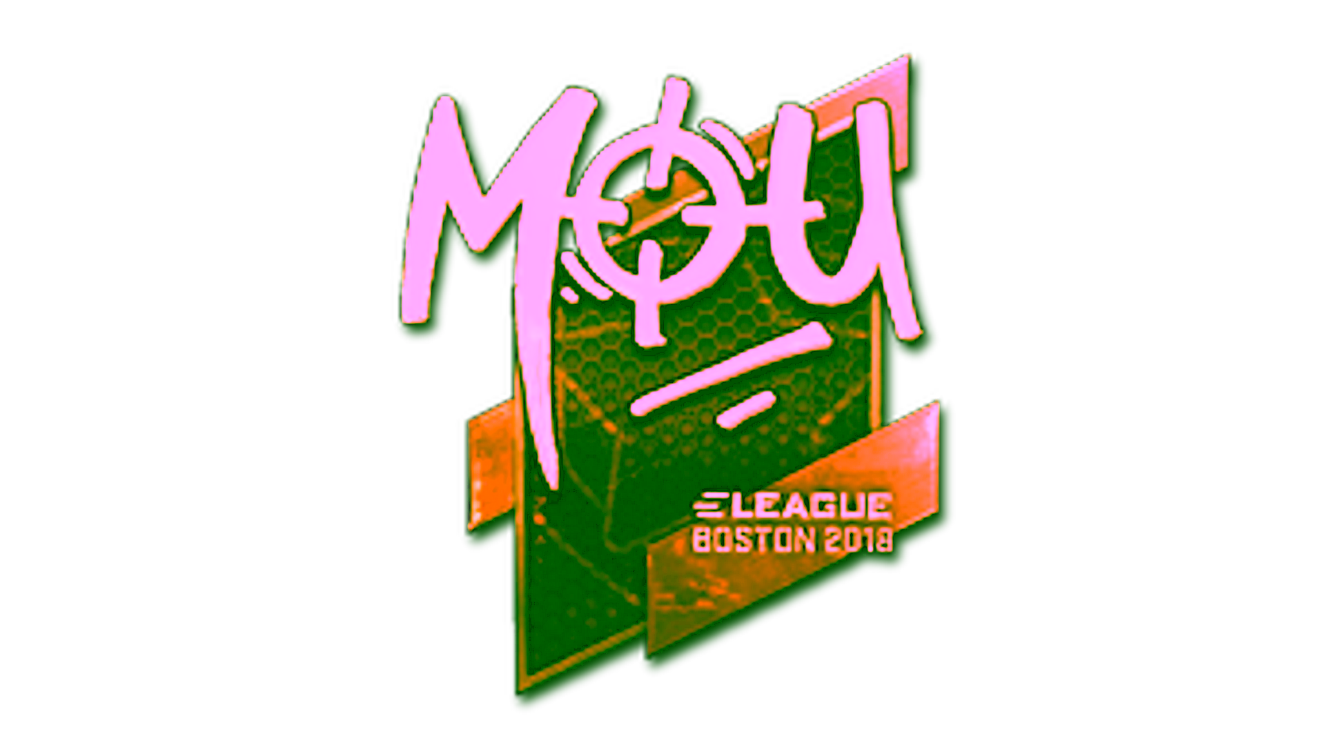 Display for Sticker | mou (Gold) | Boston 2018