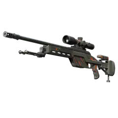 StatTrak™ SSG 08 | Slashed (Battle-Scarred)