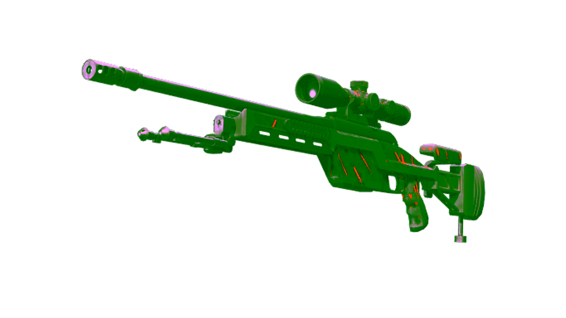 Display for StatTrak™ SSG 08 | Slashed (Battle-Scarred)