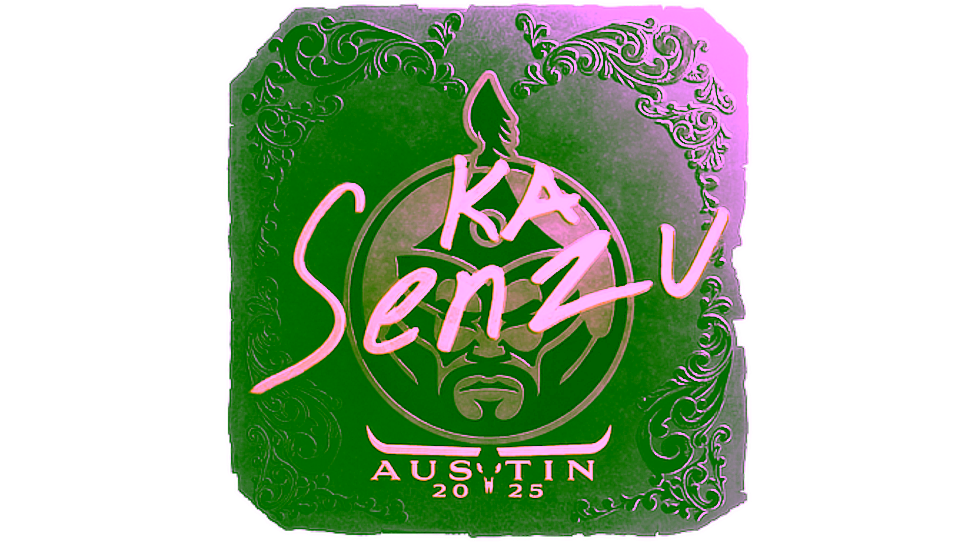 Display for Sticker | Senzu (Foil) | Austin 2025