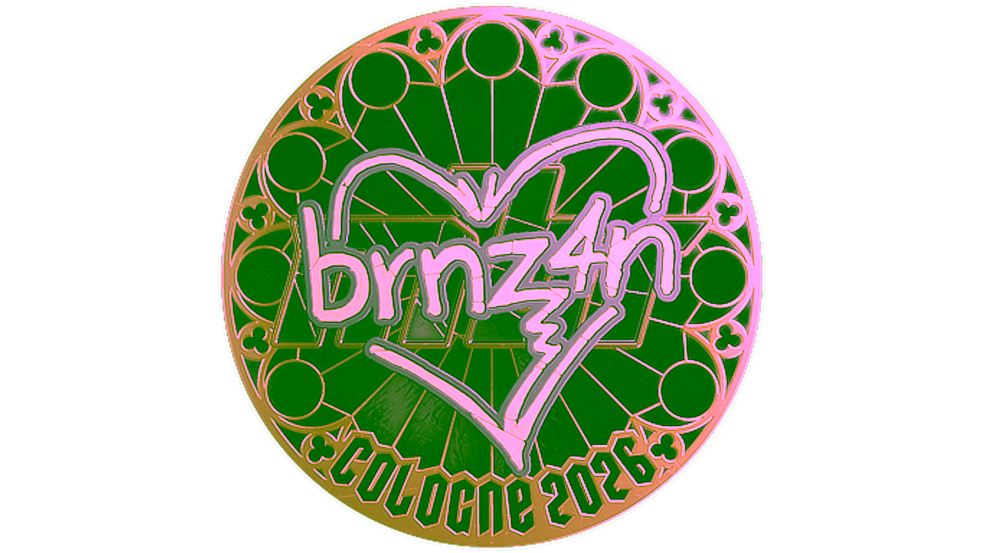 Exibição para Sticker | brnz4n (Gold) | Cologne 2026