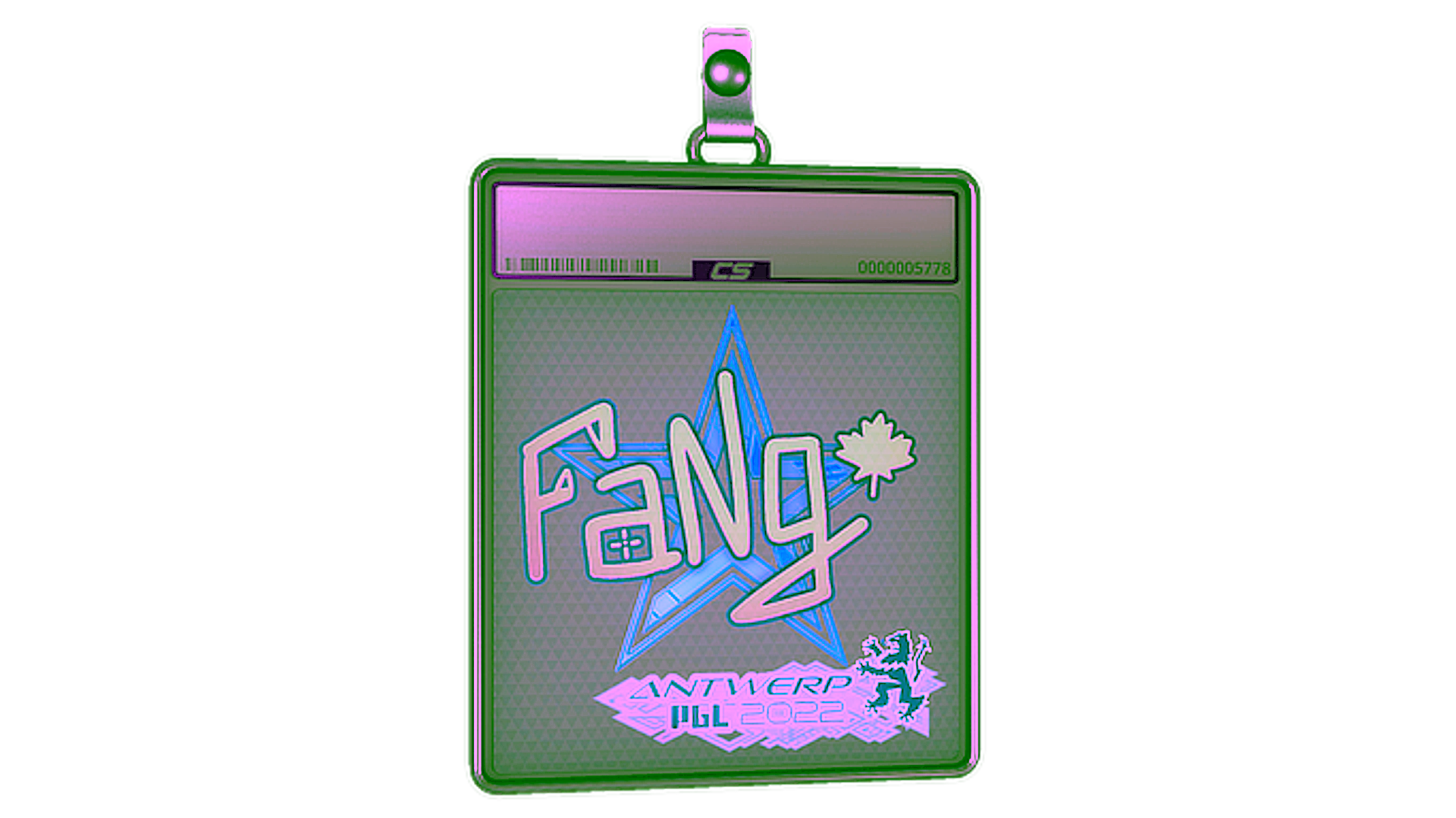 Display for Sticker Slab | FaNg (Holo) | Antwerp 2022