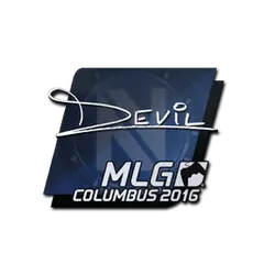 Sticker DEVIL MLG Columbus 2016