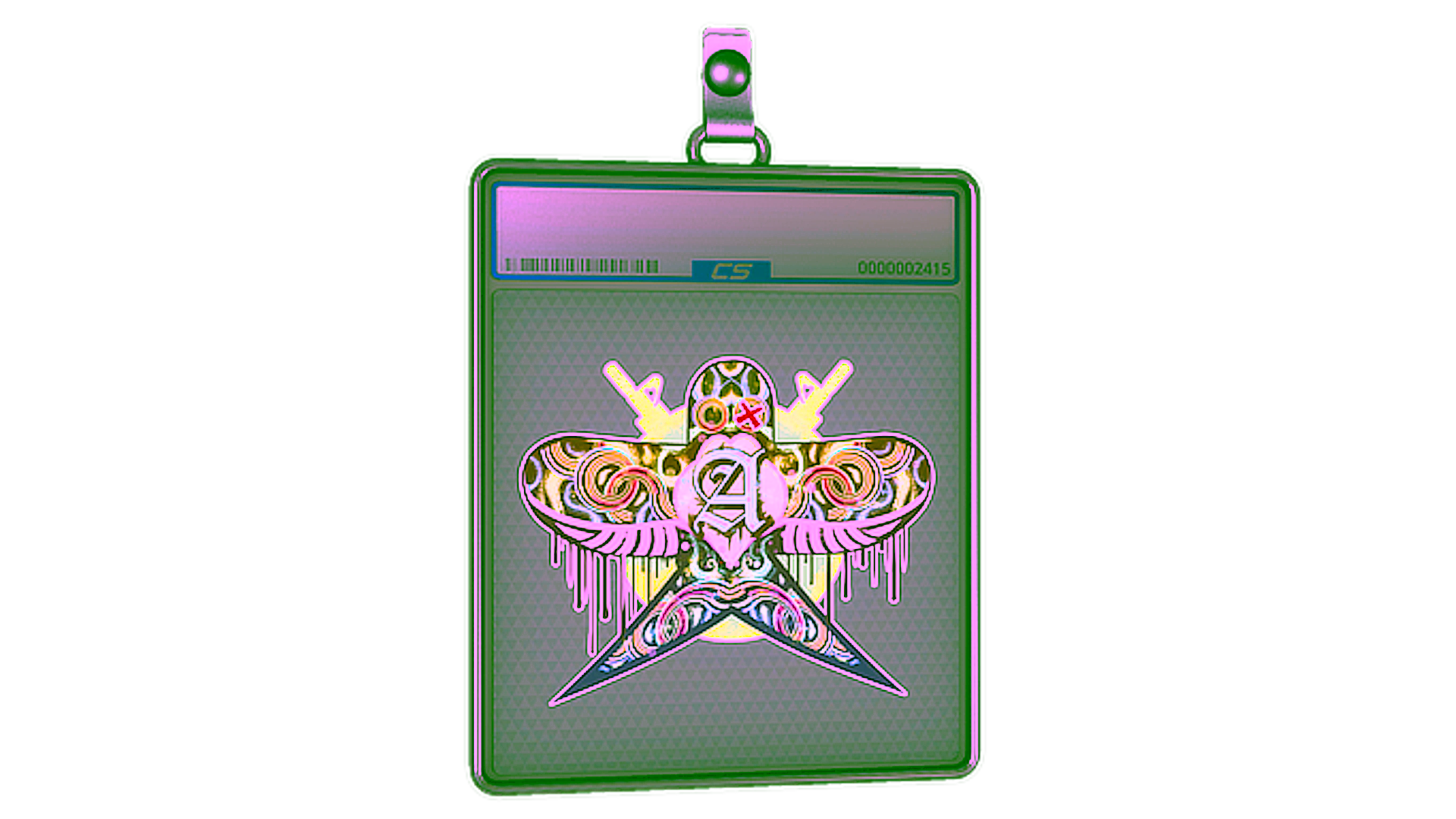 Display for Sticker Slab | Green Swallow