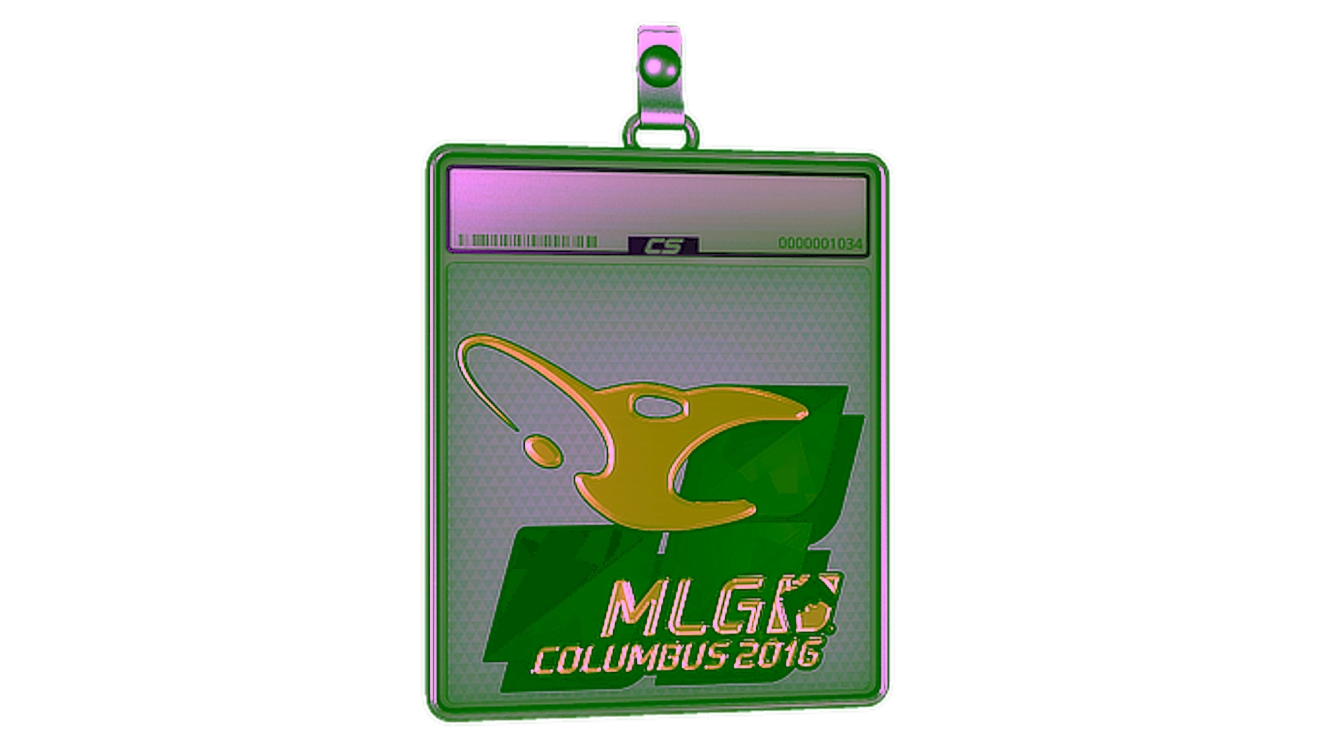 Display for Sticker Slab | mousesports (Gold) | MLG Columbus 2016