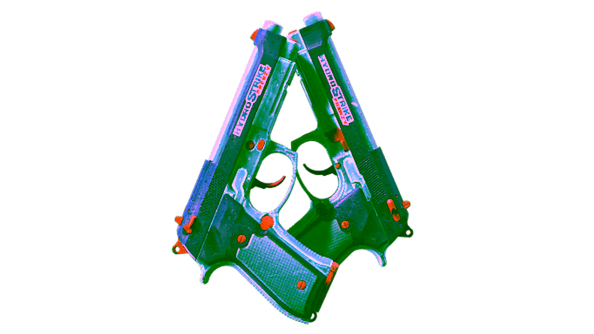 Display for StatTrak™ Dual Berettas | Hydro Strike (Well-Worn)