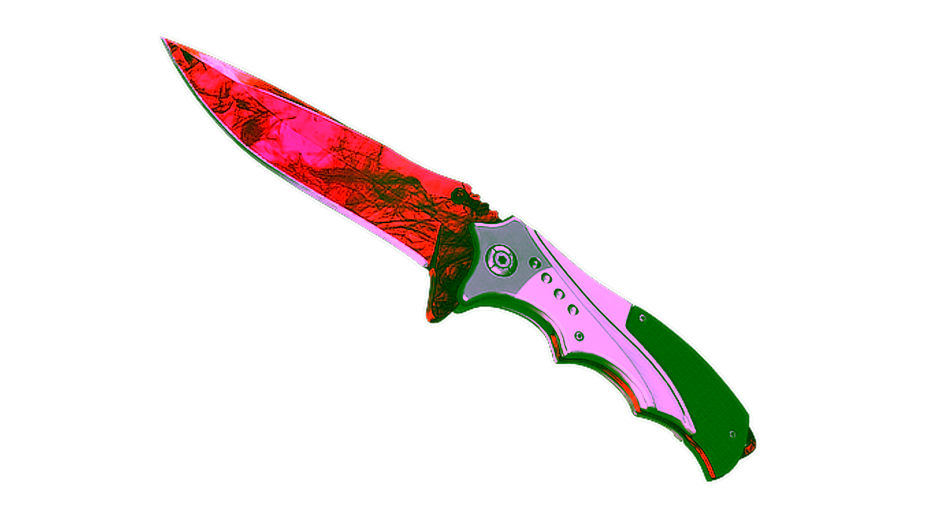 Display for ★ StatTrak™ Nomad Knife | Doppler Ruby (Factory New)