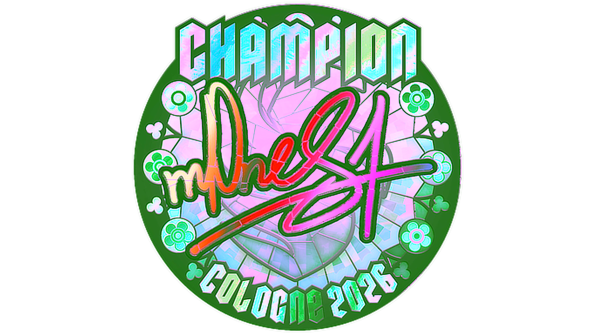 Display for Sticker | m0NESY (Holo, Champion) | Cologne 2026
