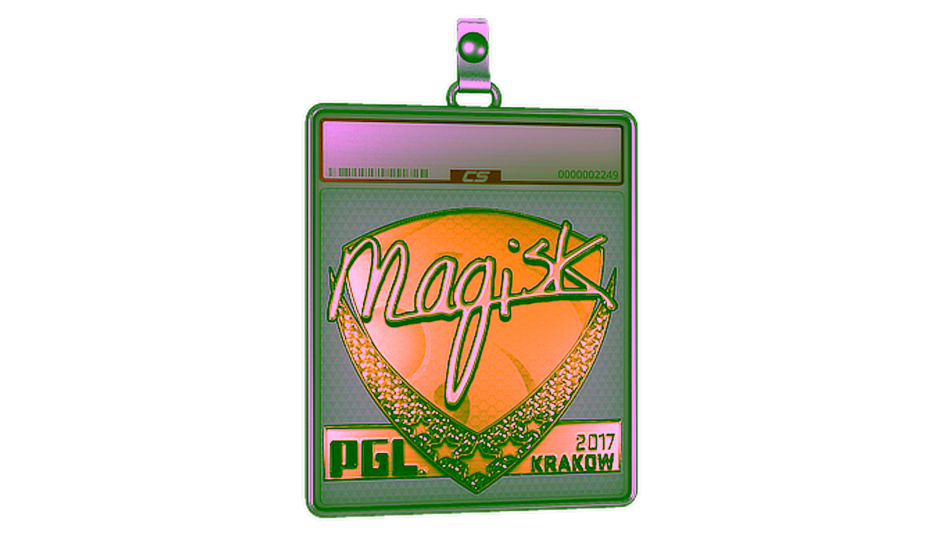 Exibição para Sticker Slab | Magisk (Gold) | Krakow 2017