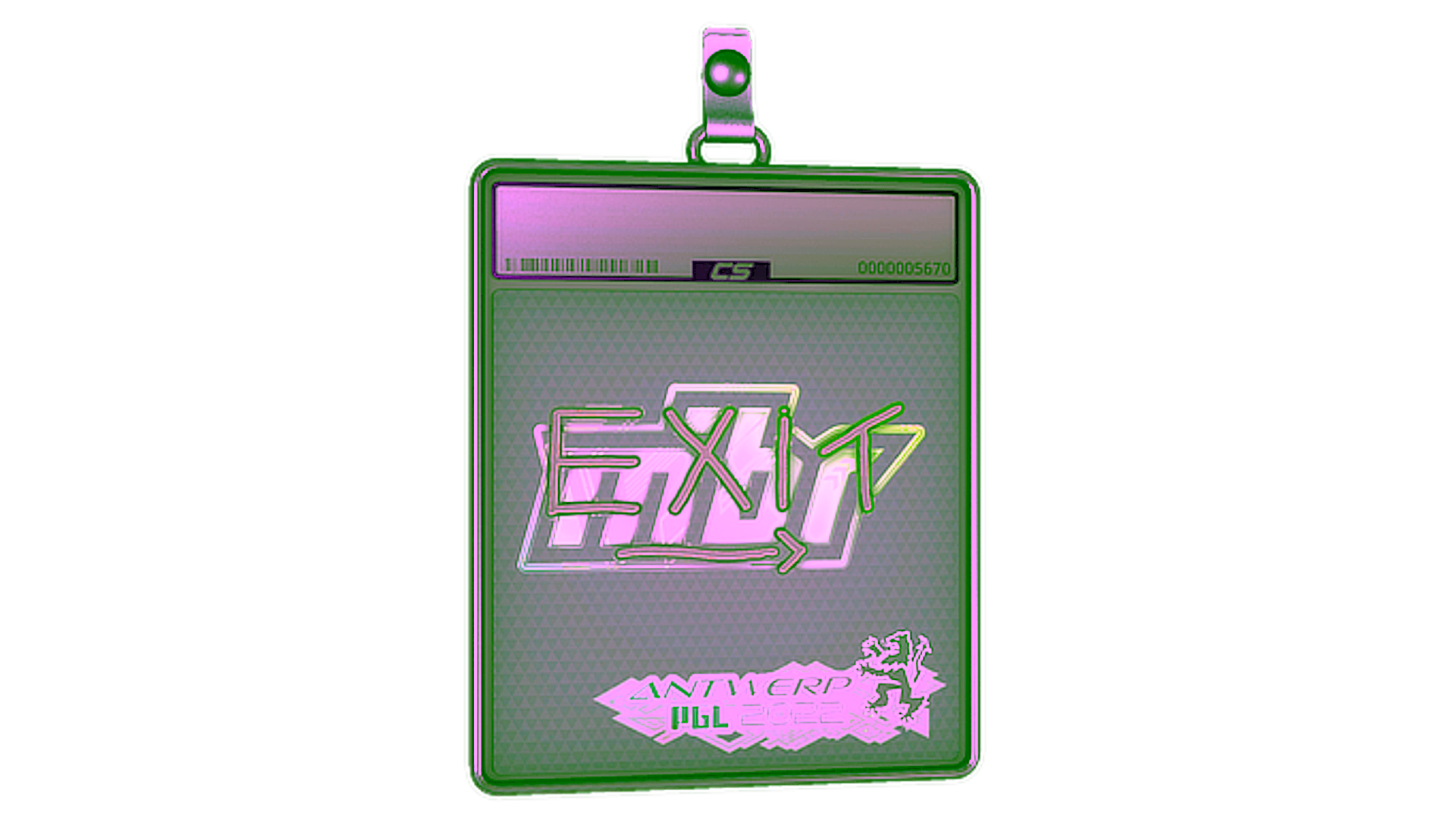 Anzeige für Sticker Slab | exit (Holo) | Antwerp 2022