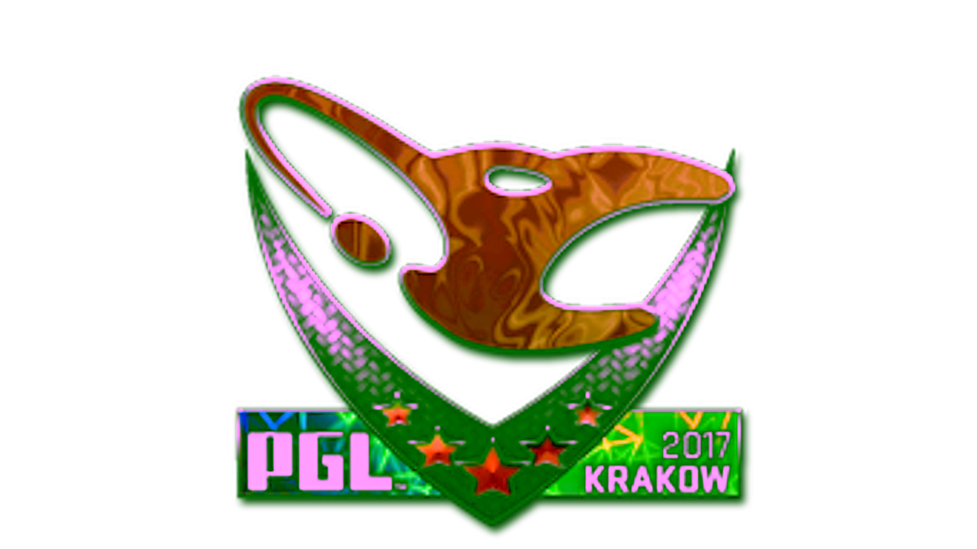 Display for Sticker | mousesports (Holo) | Krakow 2017