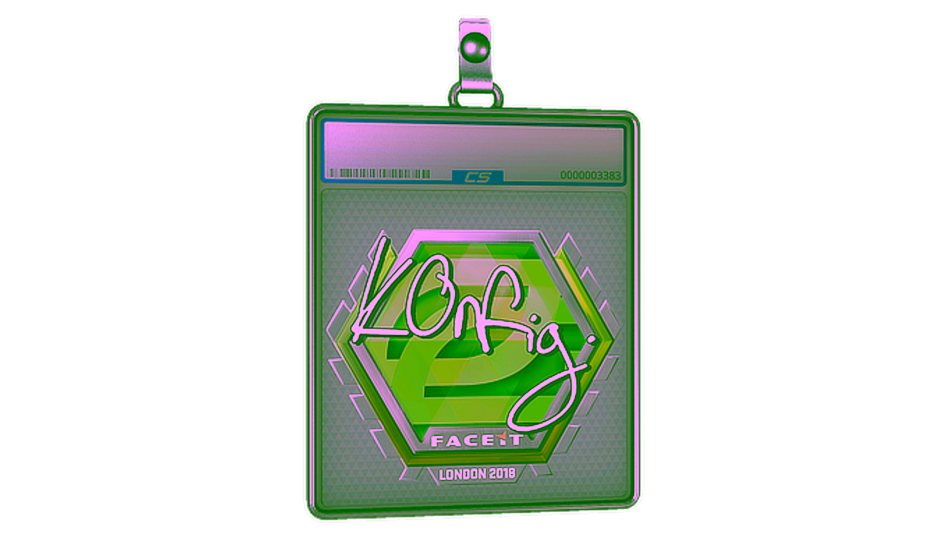 Display for Sticker Slab | k0nfig | London 2018