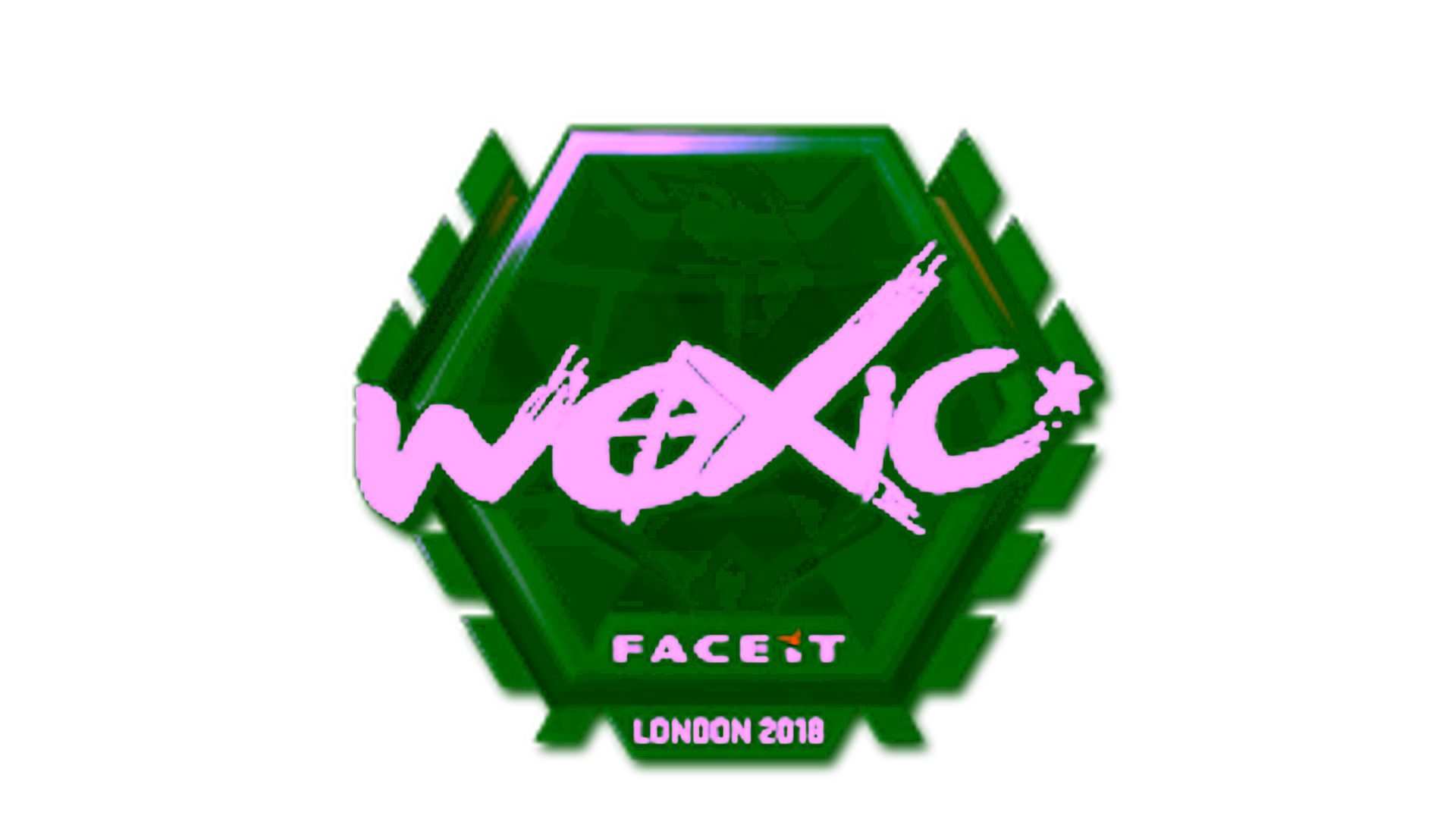 Display for Sticker | woxic (Foil) | London 2018