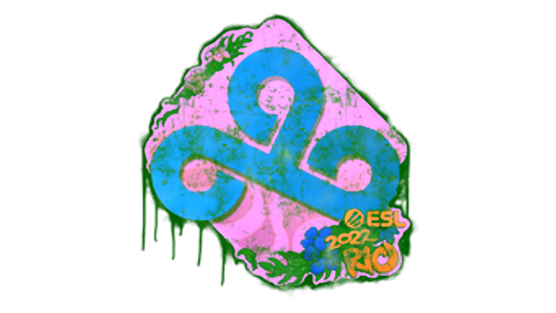 Display for Sealed Graffiti | Cloud9 | Rio 2022