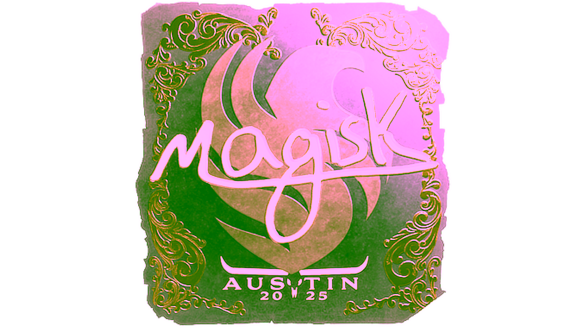 Visar för Sticker | Magisk (Gold) | Austin 2025