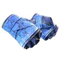 ★ Hand Wraps | Cobalt Skulls (Battle-Scarred)