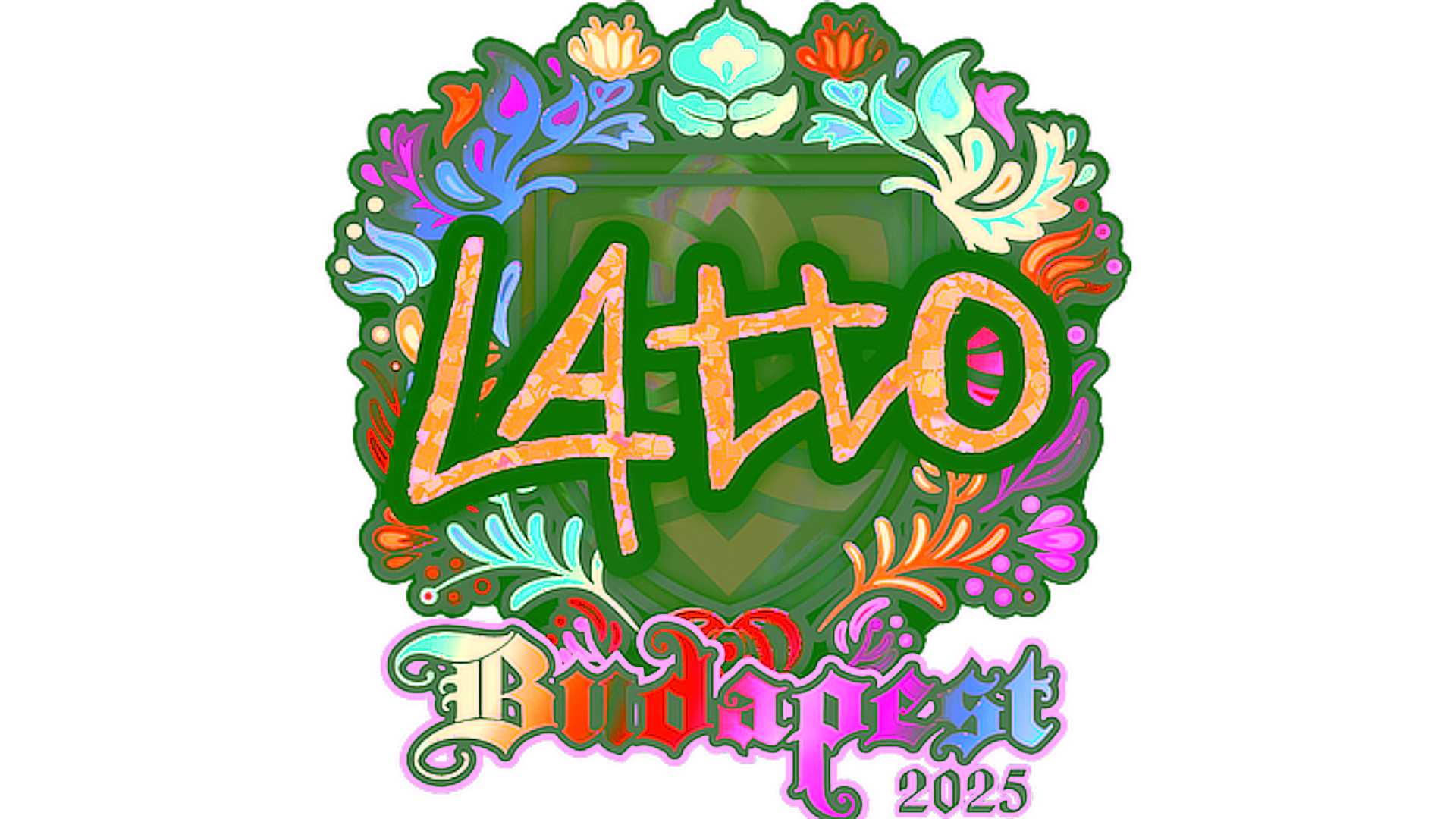 عرض لـ Sticker | latto (Holo) | Budapest 2025