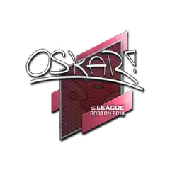 Sticker oskar Boston 2018