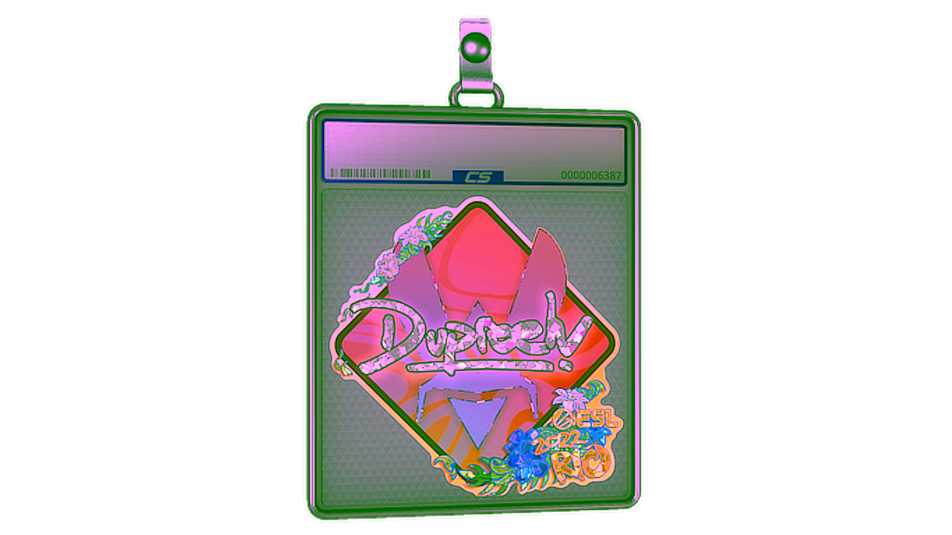 Display for Sticker Slab | dupreeh (Glitter) | Rio 2022