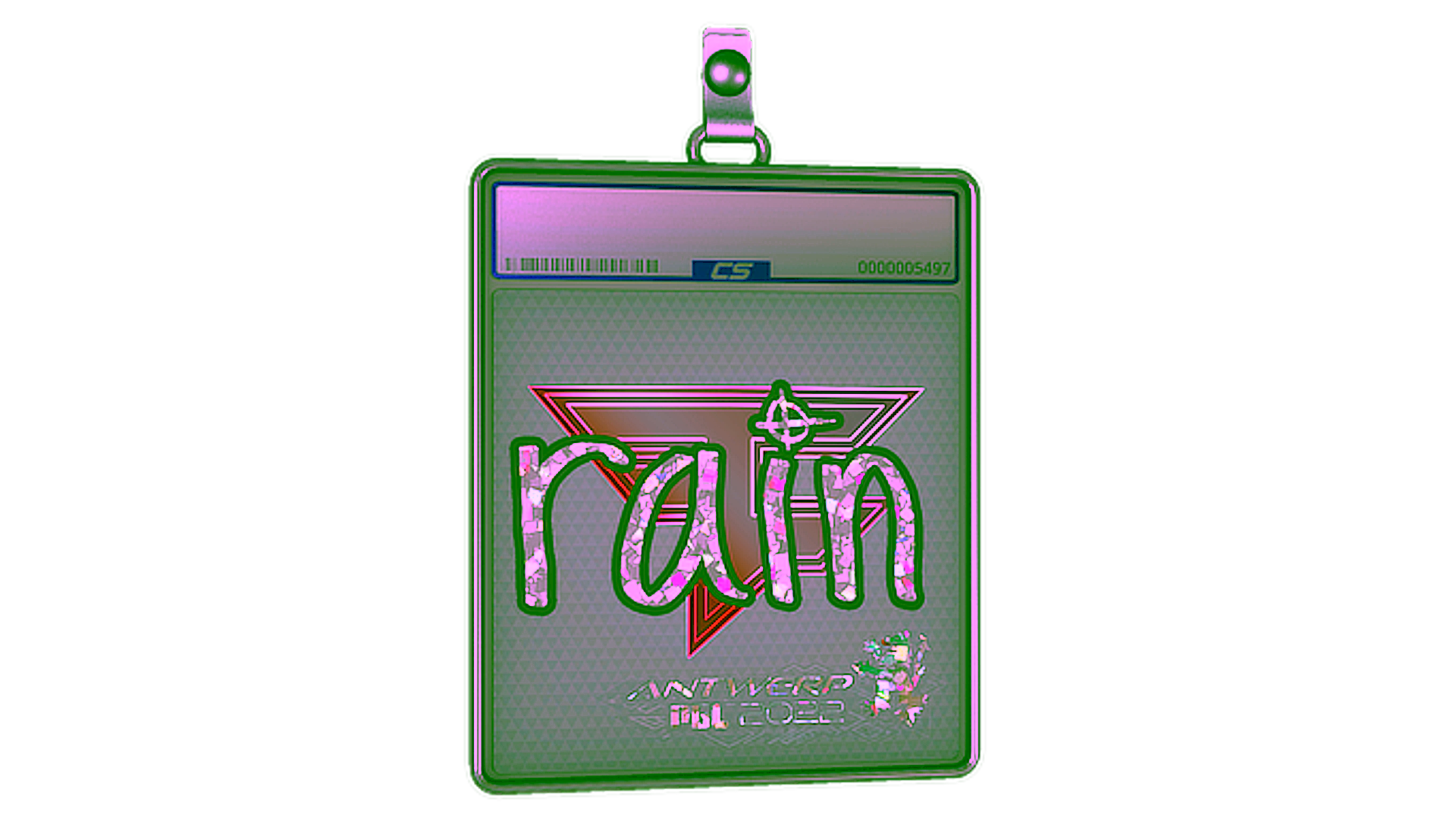 Sticker Slab | rain (Glitter) | Antwerp 2022 için görüntü