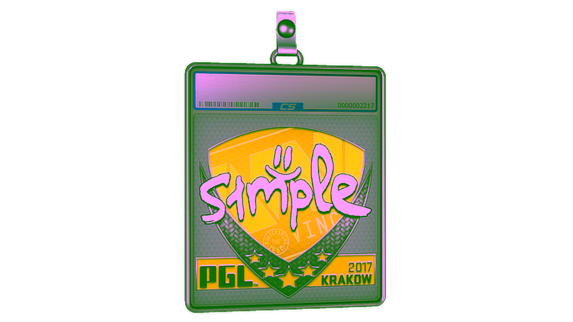 Affichage pour Sticker Slab | s1mple | Krakow 2017