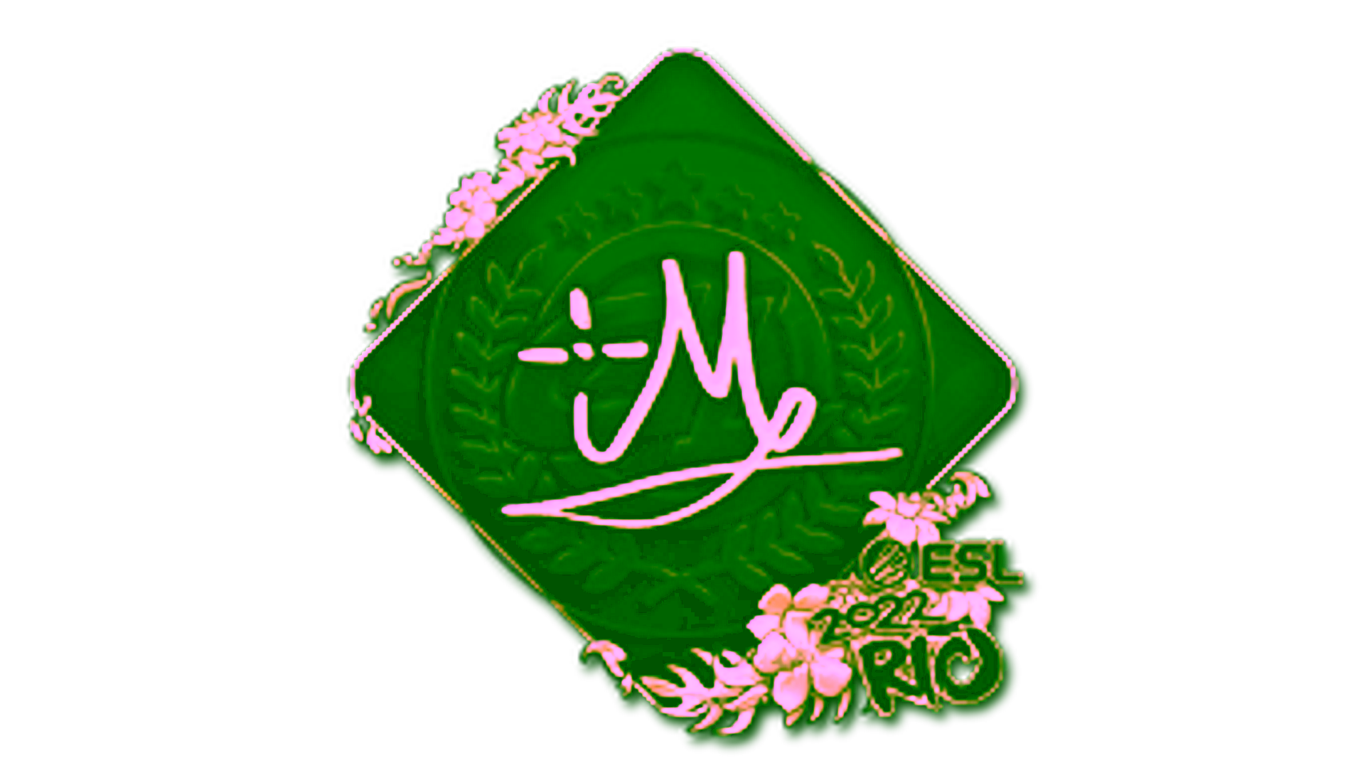 Display for Sticker | iM (Gold) | Rio 2022