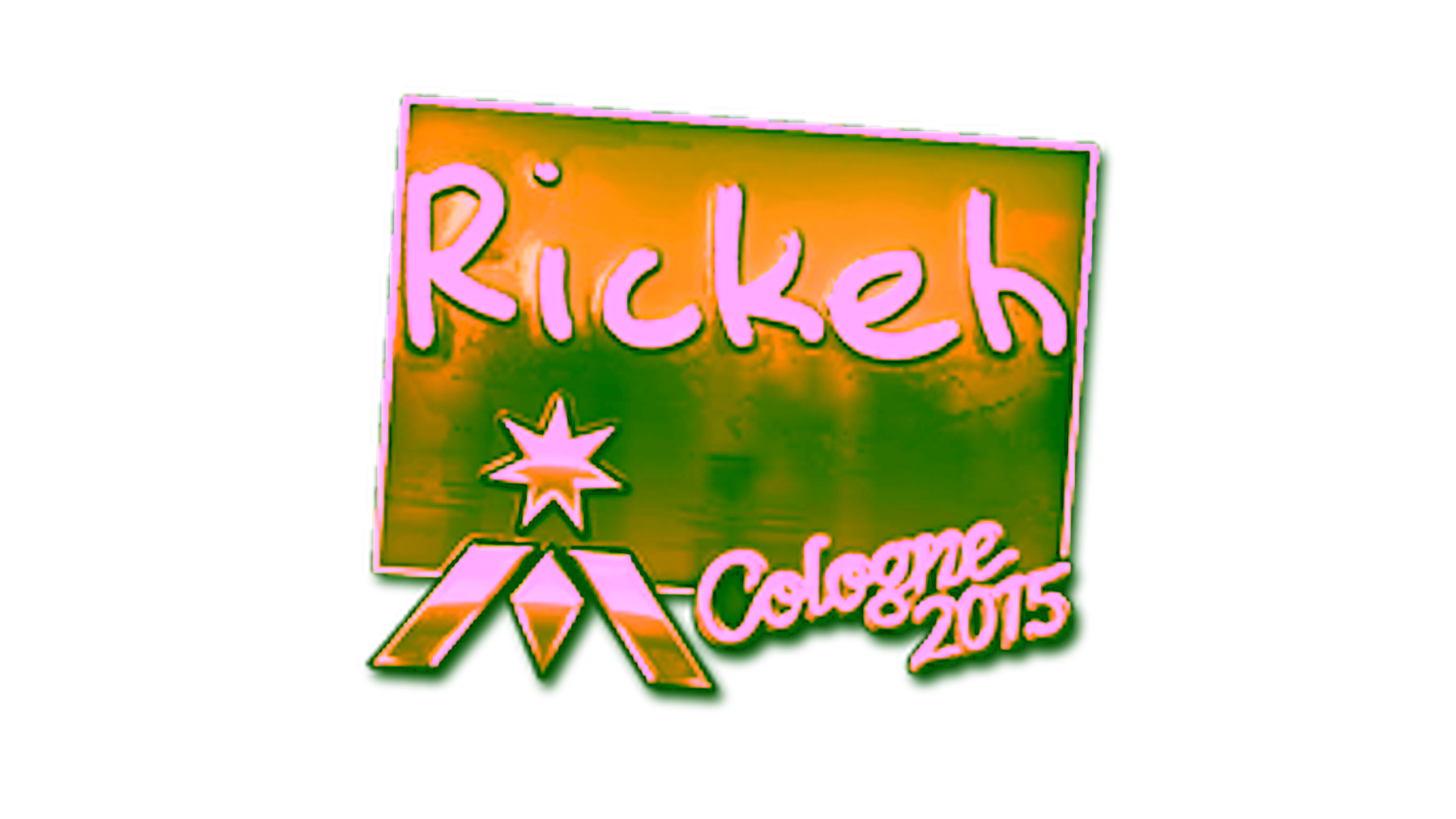 Mostrar para Sticker | Rickeh (Gold) | Cologne 2015