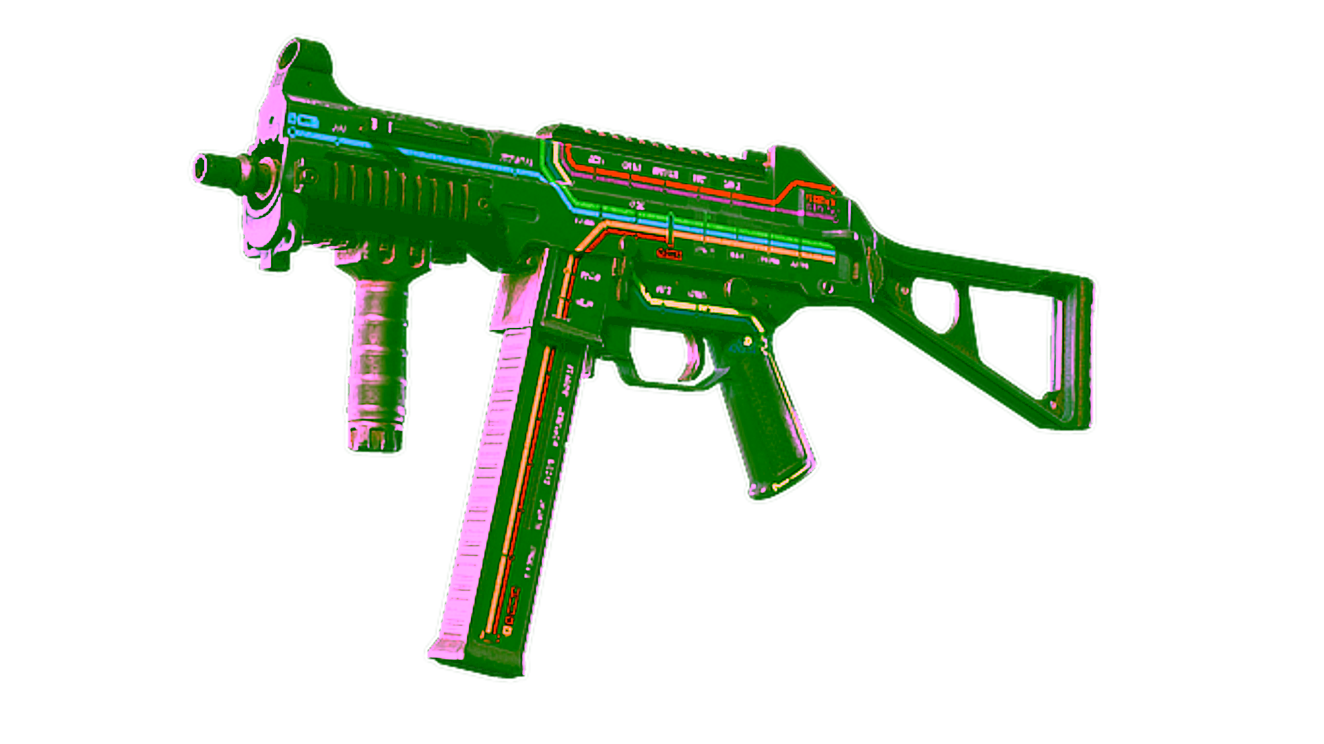 Mostrar para Souvenir UMP-45 | Late Night Transit (Battle-Scarred)