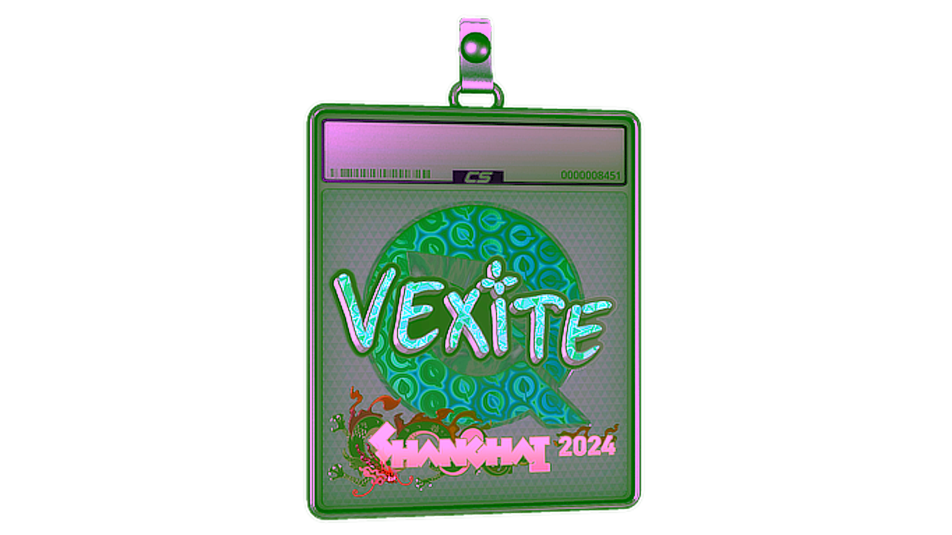 Дисплей для Sticker Slab | vexite (Holo) | Shanghai 2024