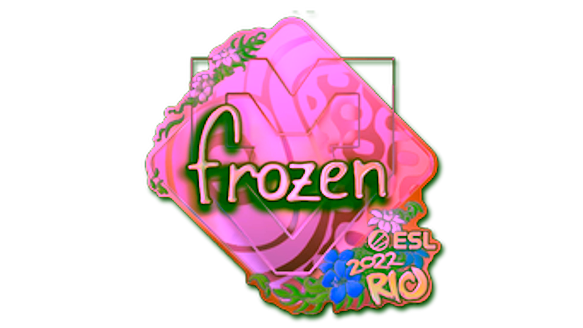 Rodyti Sticker | frozen (Holo) | Rio 2022