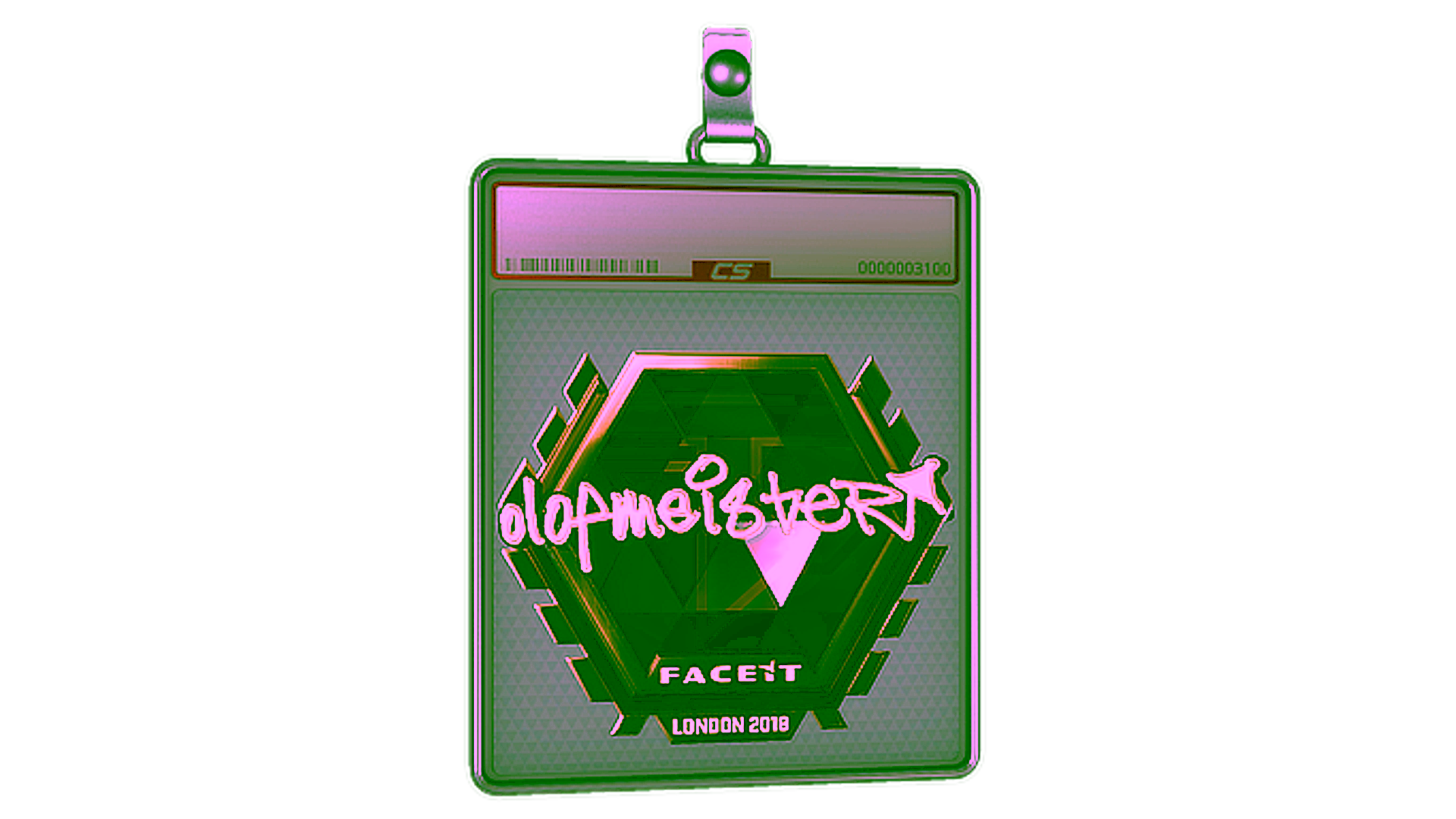 Display for Sticker Slab | olofmeister (Gold) | London 2018