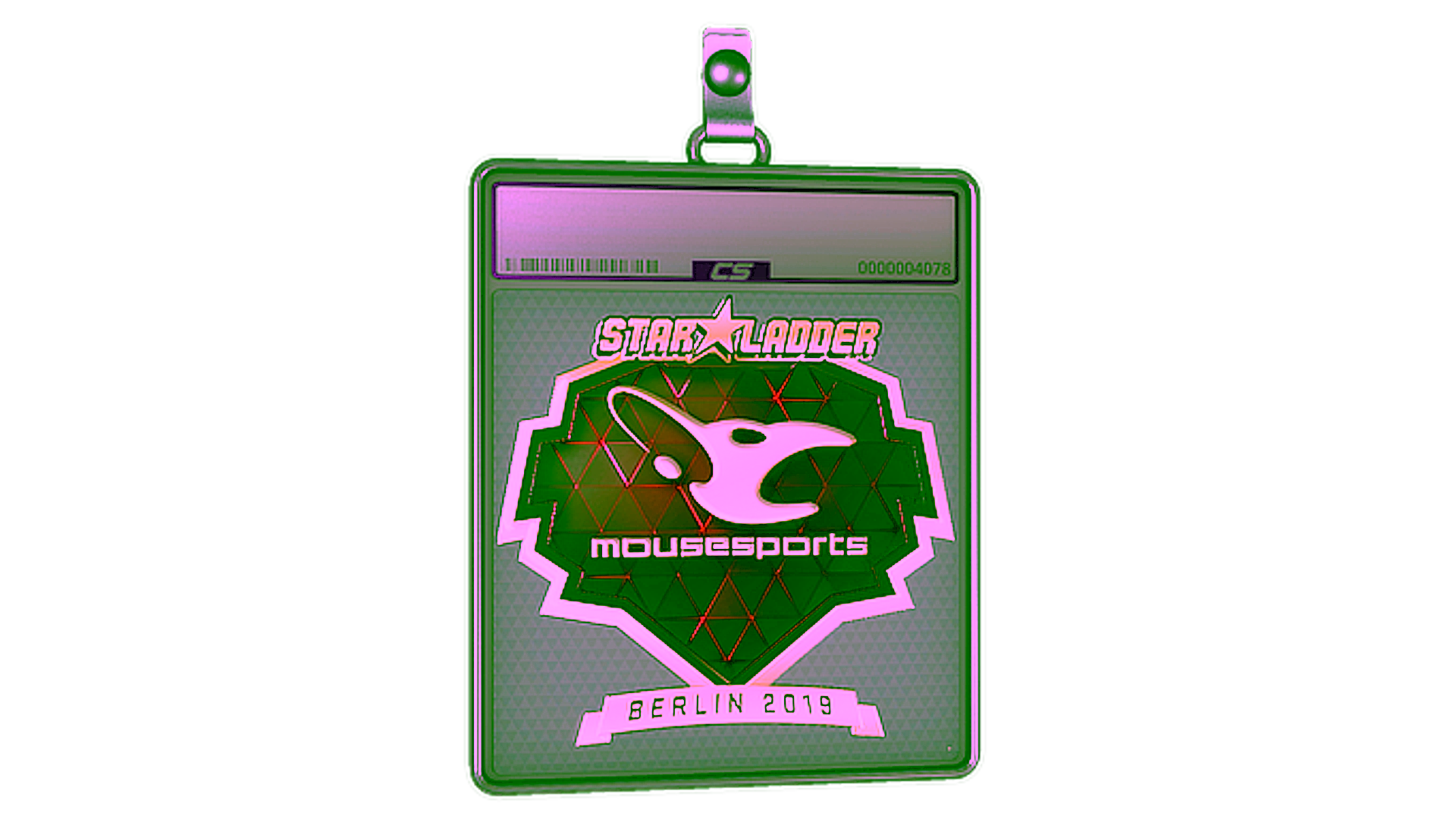 Visar för Sticker Slab | mousesports (Gold) | Berlin 2019