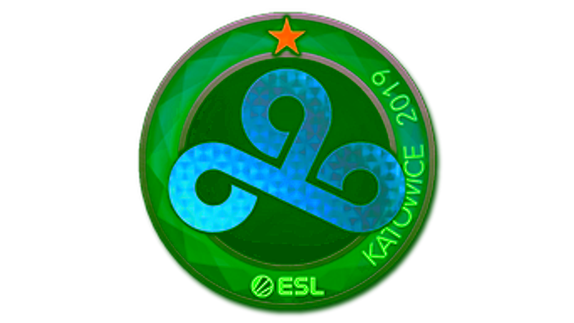 Display for Sticker | Cloud9 (Holo) | Katowice 2019