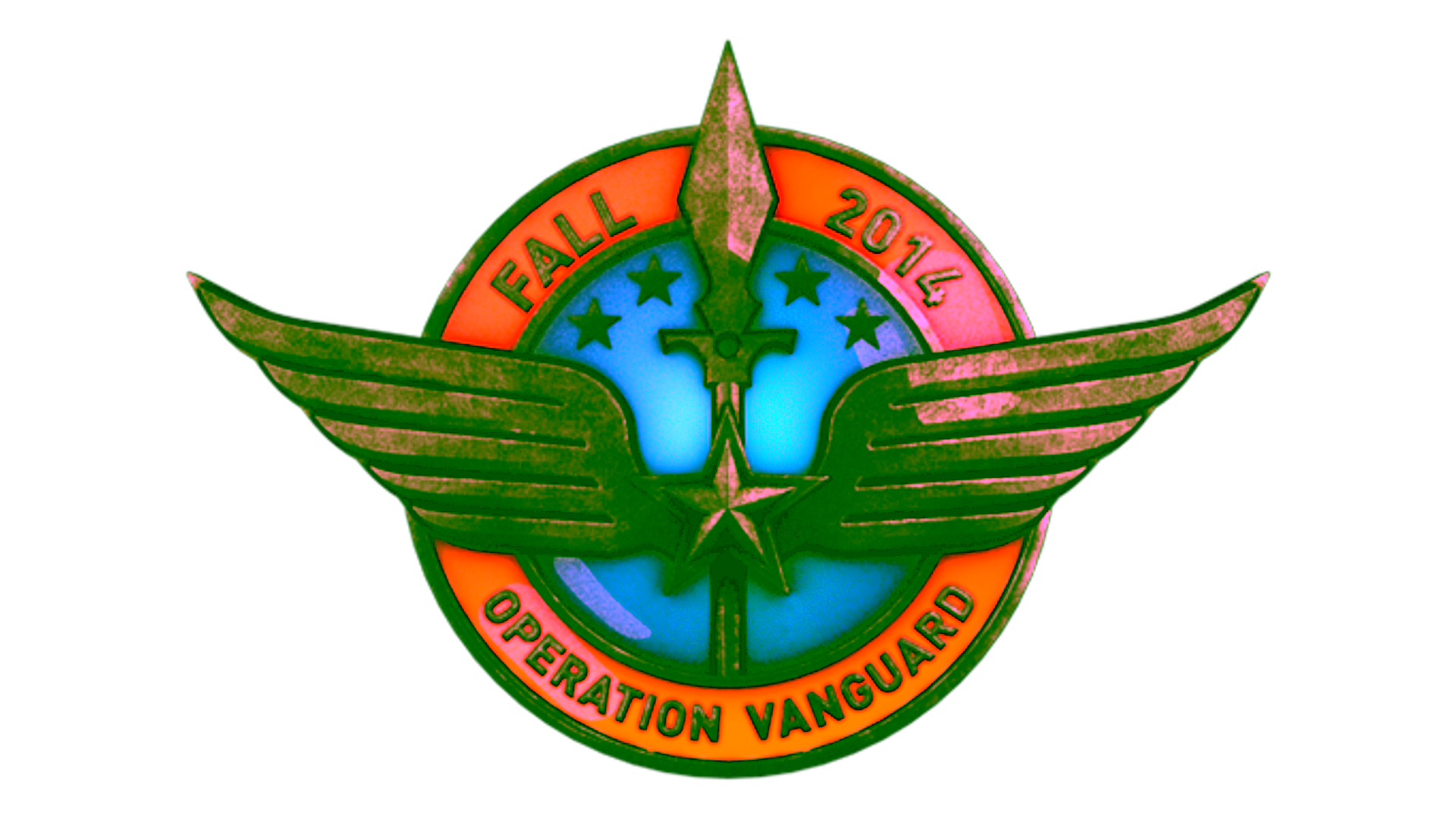 Display for Operation Vanguard Challenge Coin