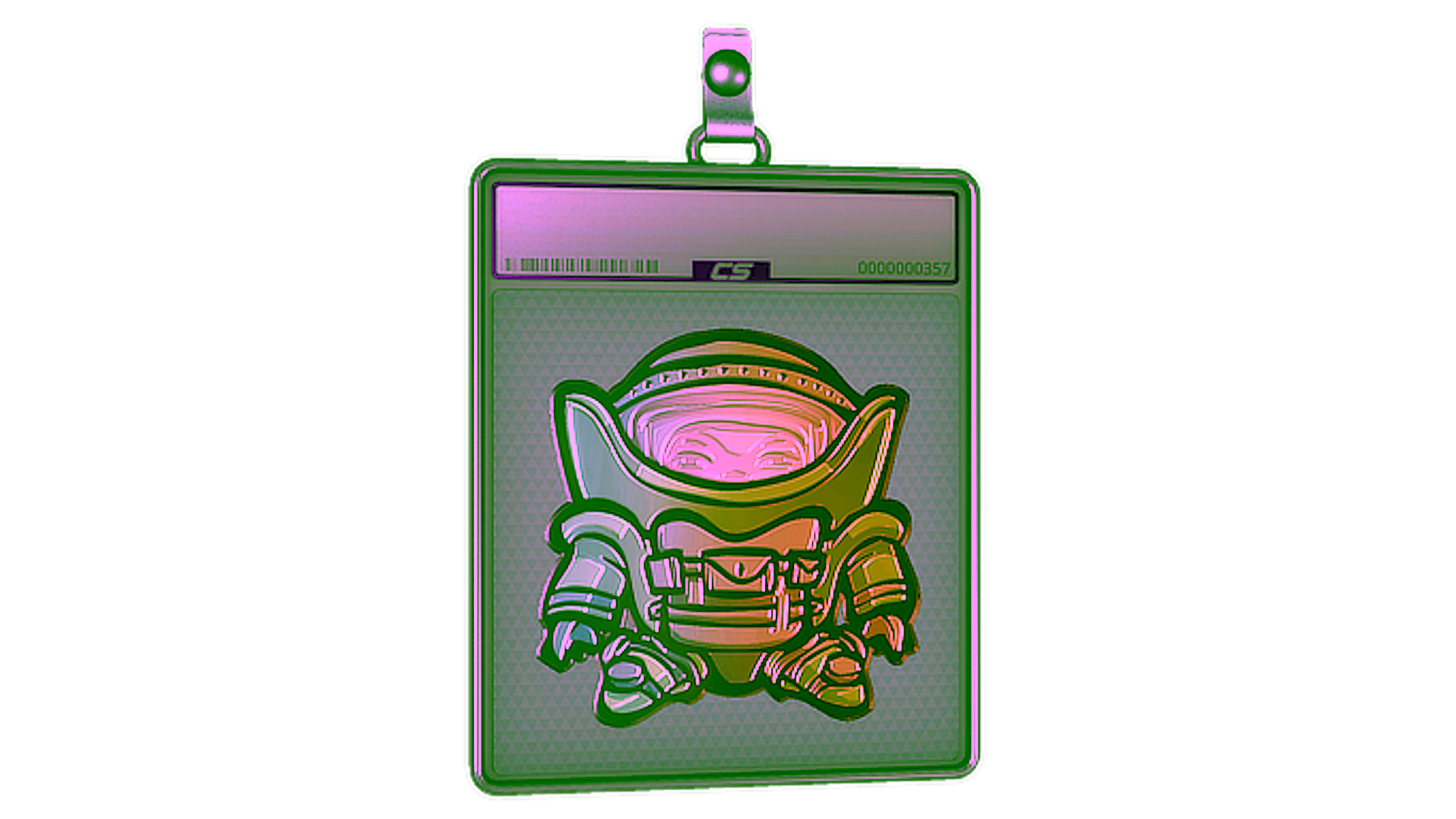 Display for Sticker Slab | Bombsquad (Foil)