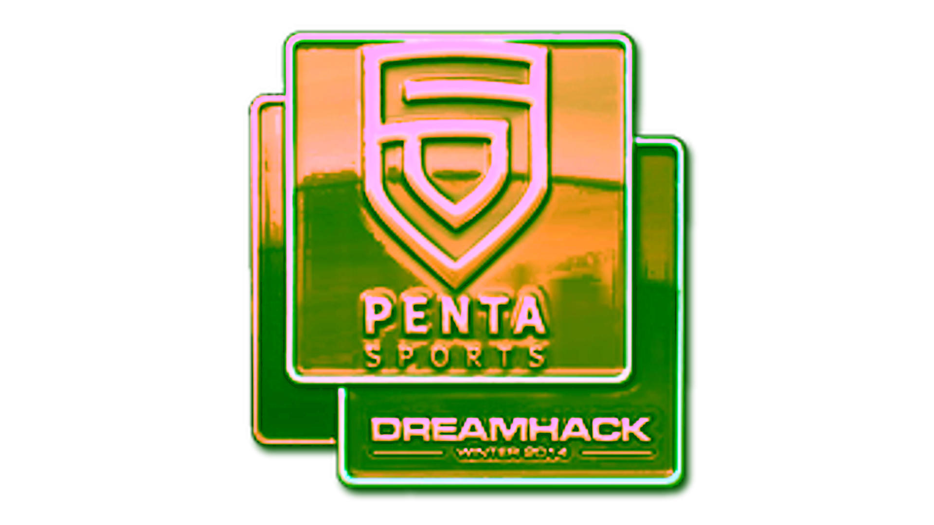 Display for Sticker | PENTA Sports (Gold) | DreamHack 2014