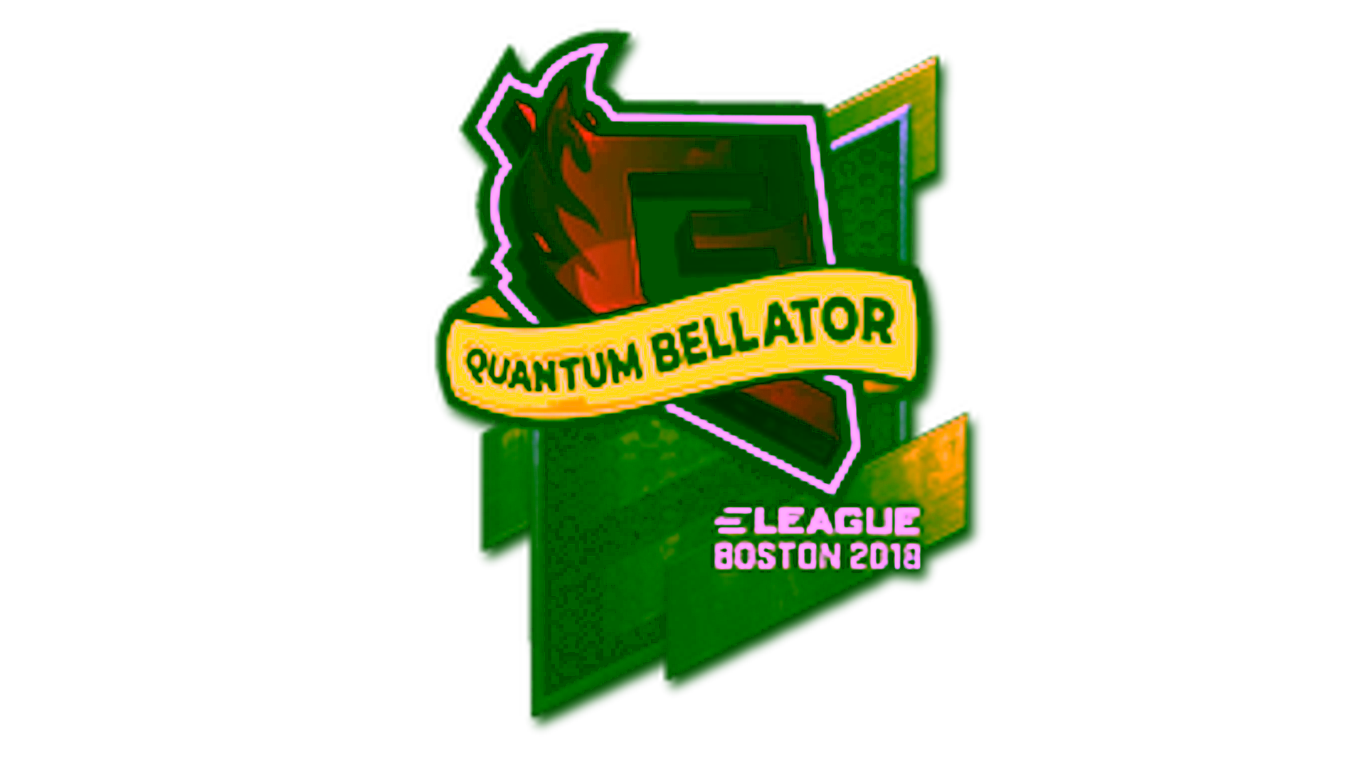 Display for Sticker | Quantum Bellator Fire (Foil) | Boston 2018