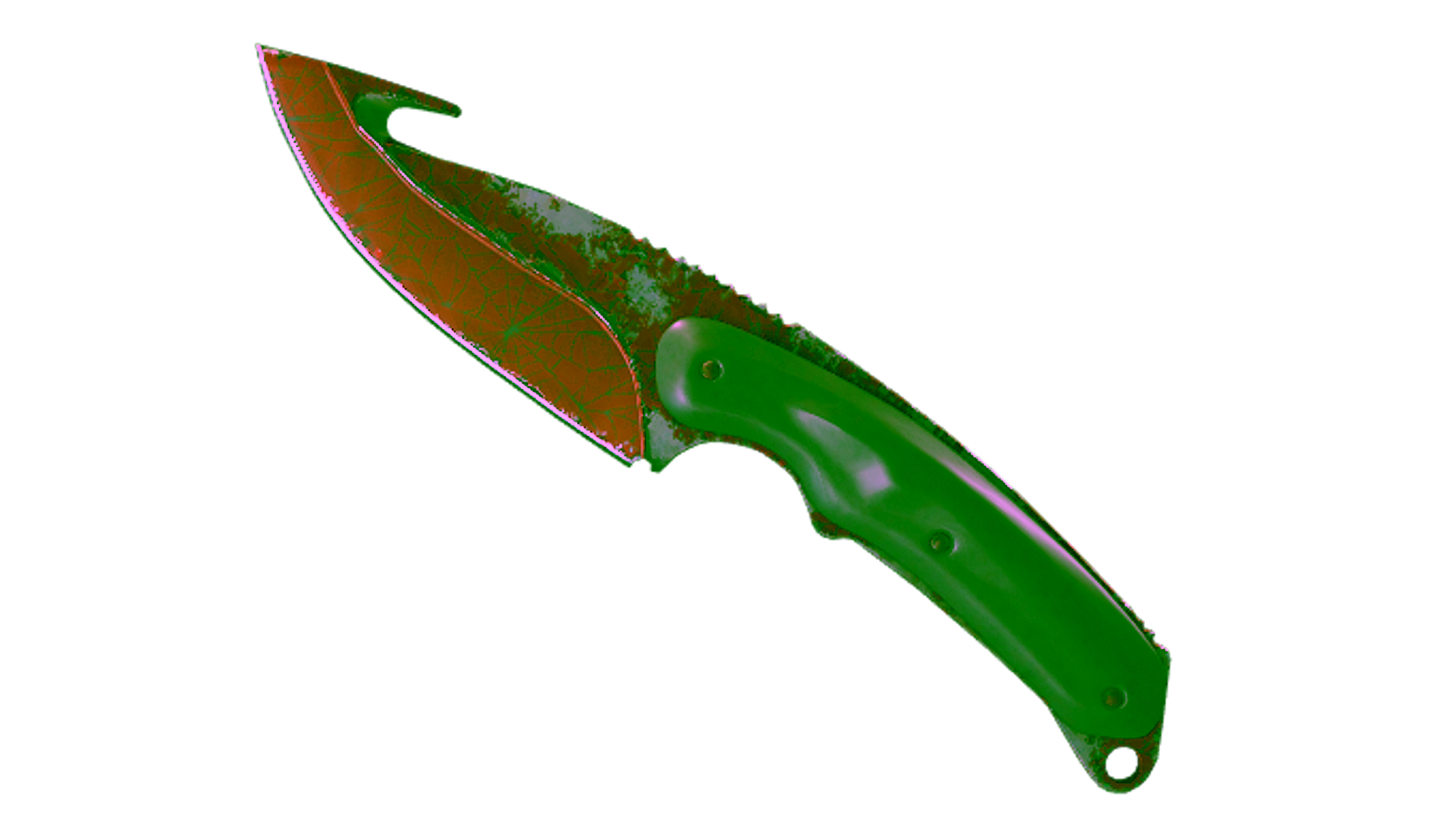 Display for ★ StatTrak™ Gut Knife | Crimson Web (Well-Worn)