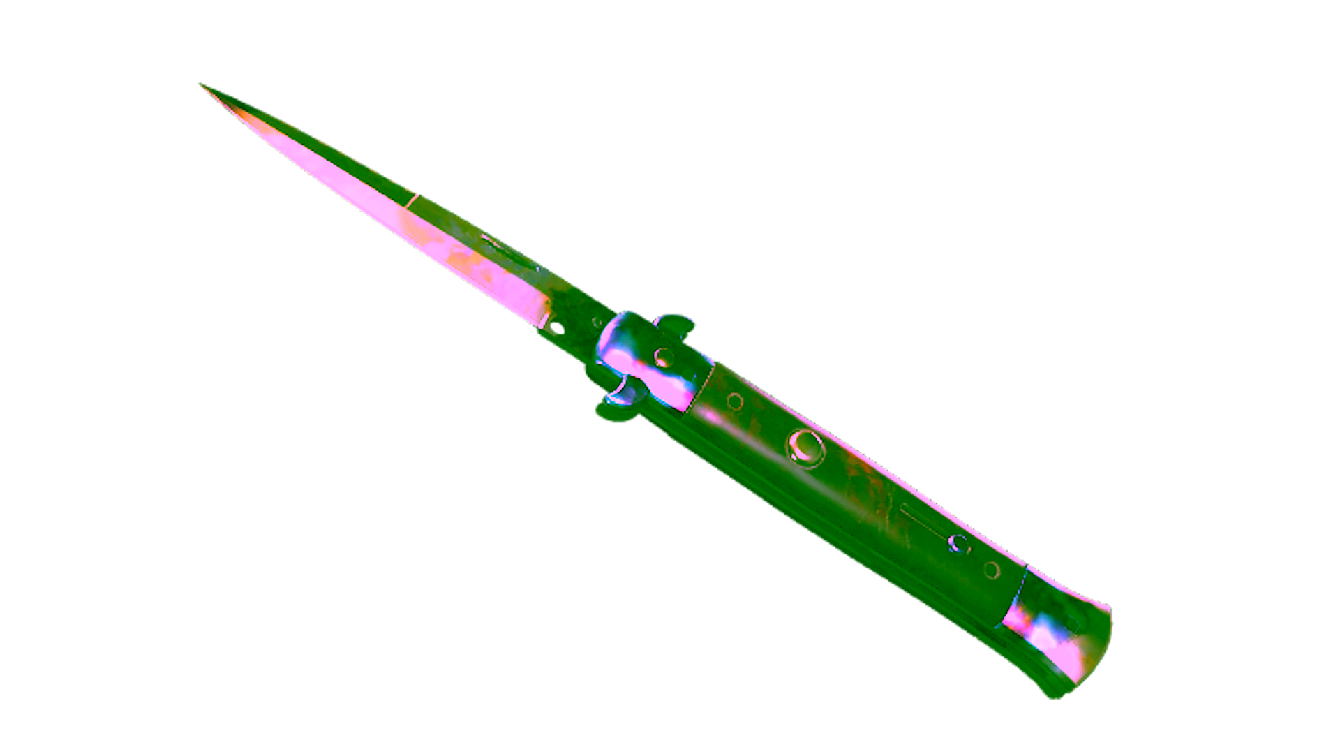 Display for ★ StatTrak™ Stiletto Knife | Case Hardened (Minimal Wear)